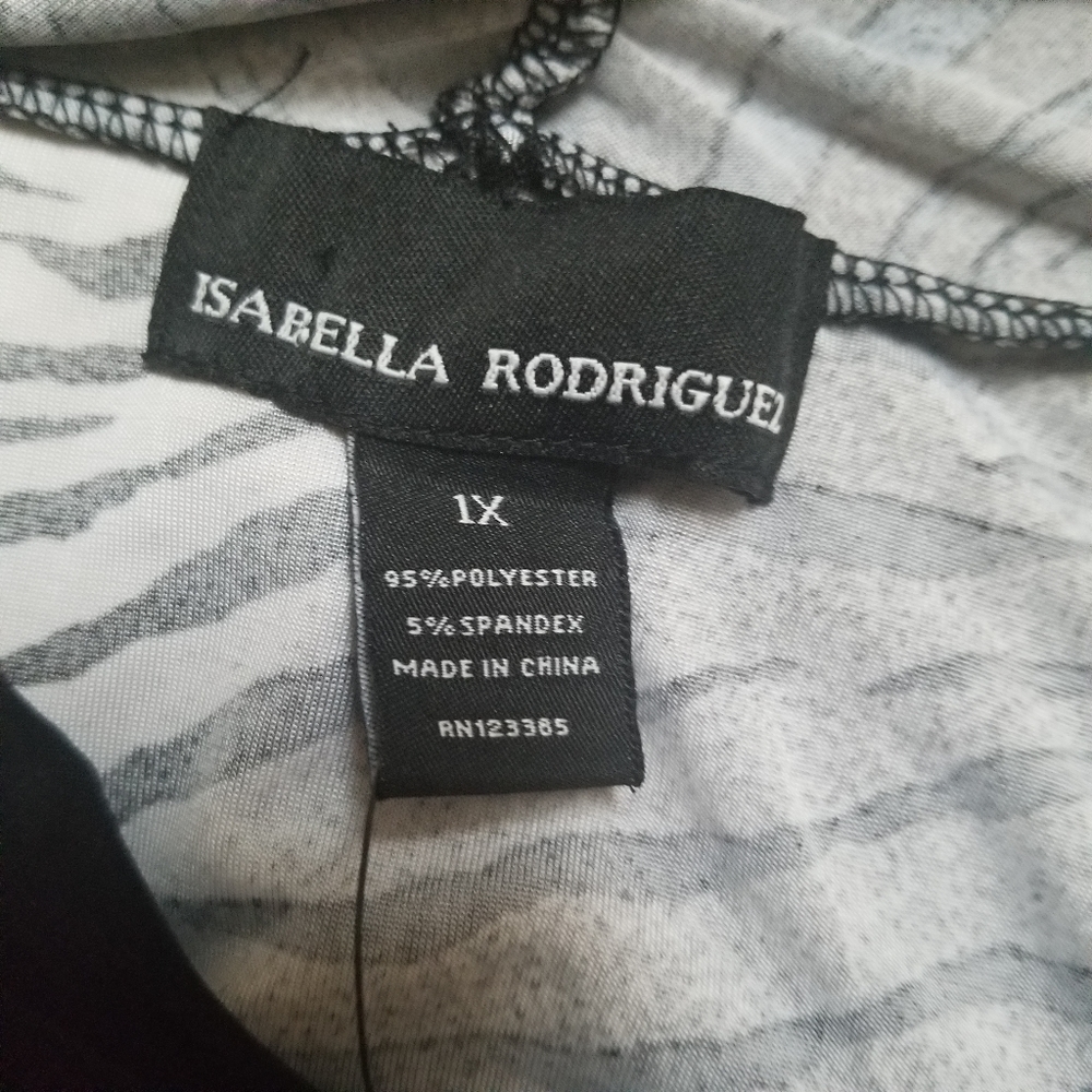 Isabella Rodriguez Zebra Blouse Size 1X - Picture 6 of 6